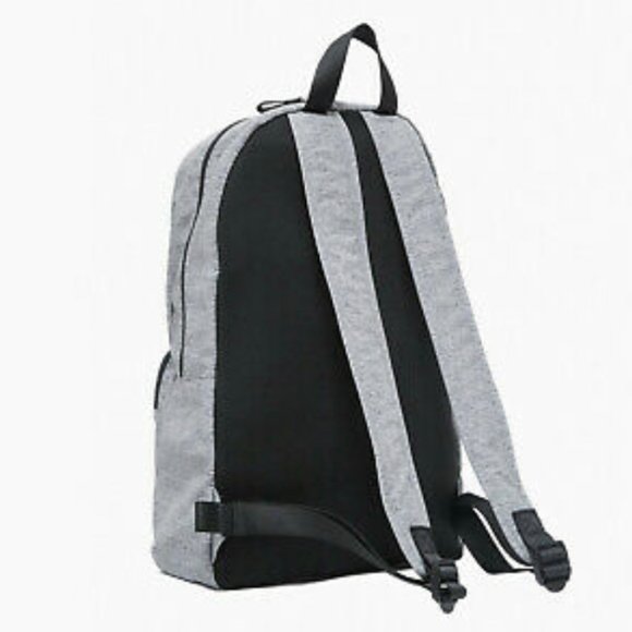 😳SALE😳 Calvin Klein Monogram Logo Ck Jersey Backpack Gray 4630 0170 008 - Picture 2 of 4